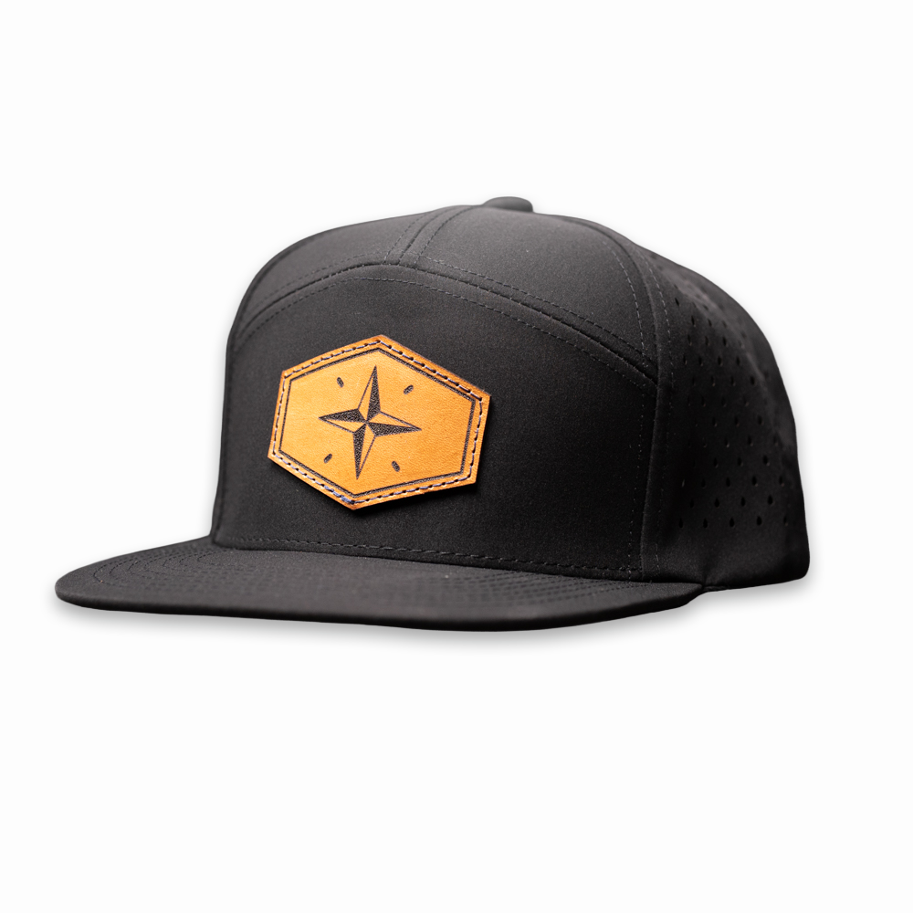 BBS “7-Panel” Snapback - Black