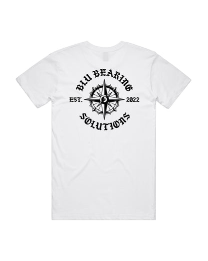 Blu Bearing “Voyager” White T-shirt