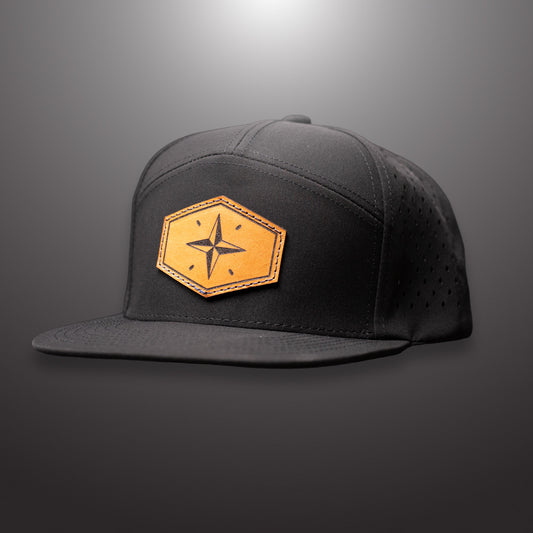 BBS “7-Panel” Snapback - Black